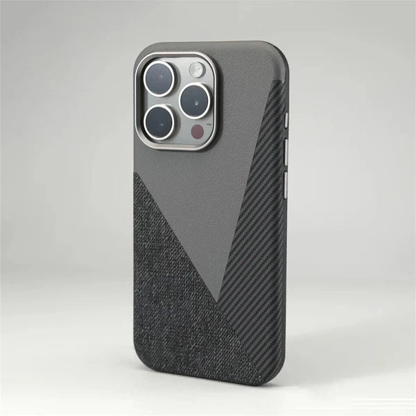 MagSafe Leder-Handyhülle mit Kameraschutz und Anti-Fingerabdruck