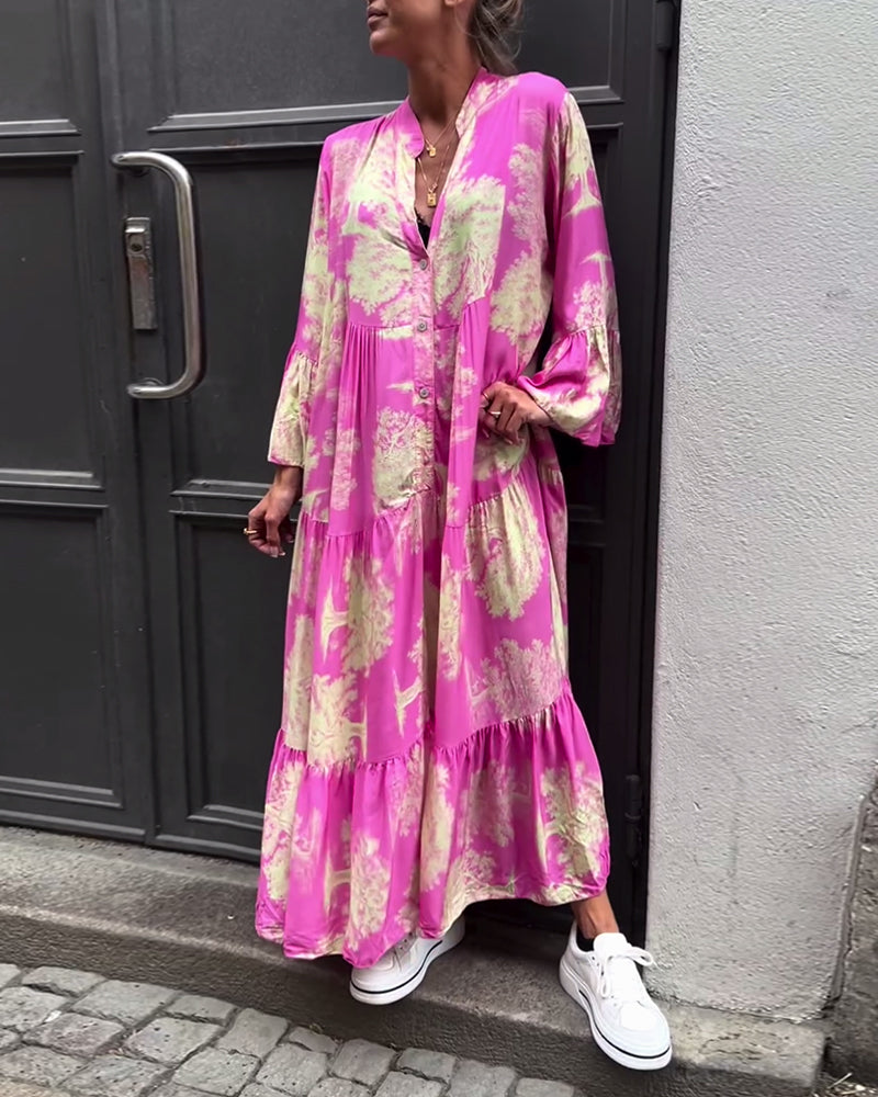 Sybille - Elegantes Fließendes Kleid