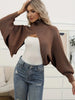 Dorothy - Stylischer rollkragenpullover mit offenem rücken