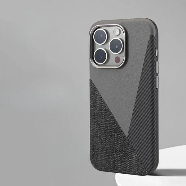 MagSafe Leder-Handyhülle mit Kameraschutz und Anti-Fingerabdruck