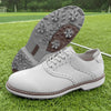 Wasserdichte Herren-Golfschuhe mit gepolsterter Innensohle und Spikes
