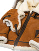 Nathaniel - sheepskin jacket with fur hood