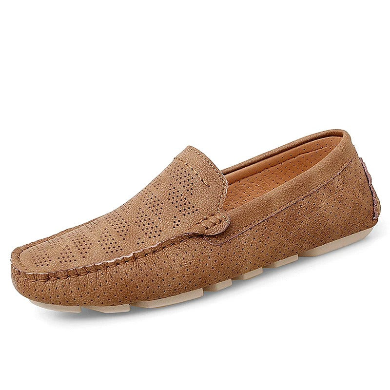 Herren Slipper aus echtem Leder - Zum Hineinschlüpfen