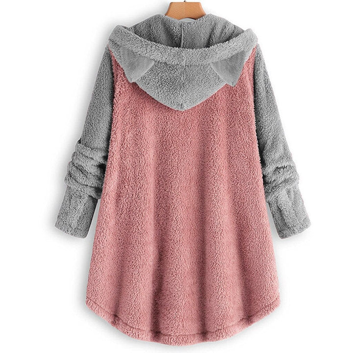 Stacey - Sweatshirt mit katzenohren und kontrastierenden armeln