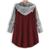 Stacey - Sweatshirt mit katzenohren und kontrastierenden armeln
