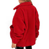 Vivian - Damen fleece-sweatshirt mit breitem kragen
