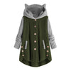 Stacey - Sweatshirt mit katzenohren und kontrastierenden armeln