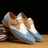 Herren Brogue - Monkstrap-Schuhe aus Leder  Elegantes Schuhwerk