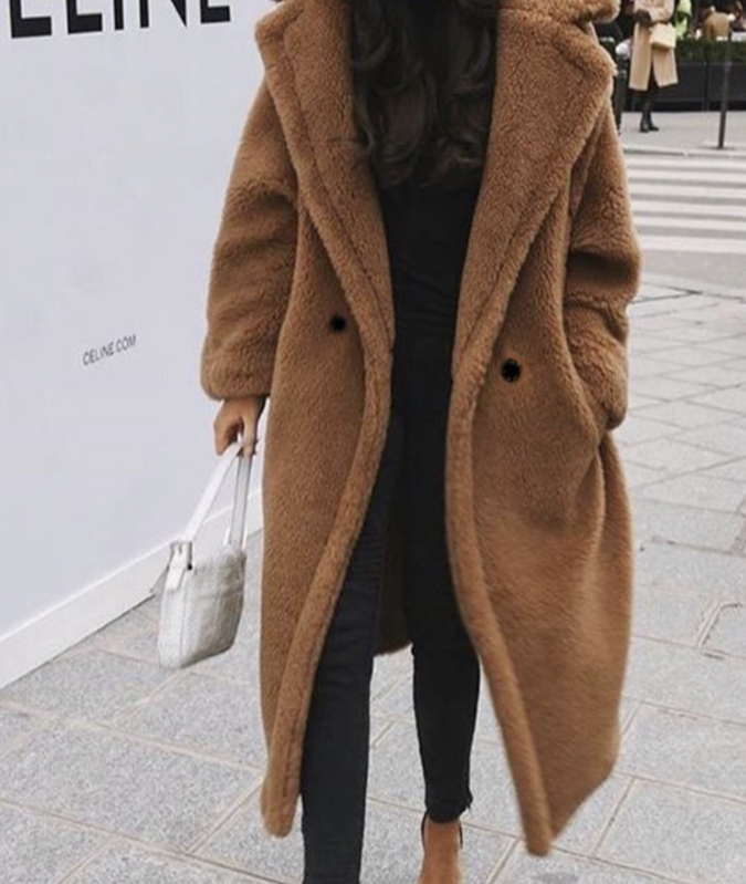 Arlette - Unglaublich stylischer warmer designer-wintermantel