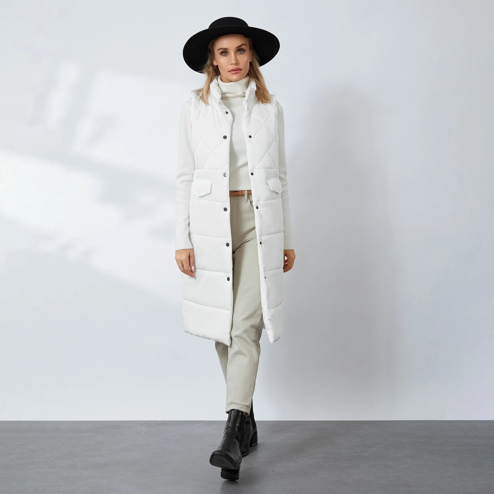 Janette - Lange Damen Wärmejacke