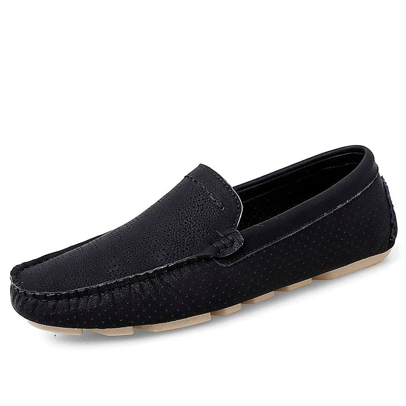 Herren Slipper aus echtem Leder - Zum Hineinschlüpfen