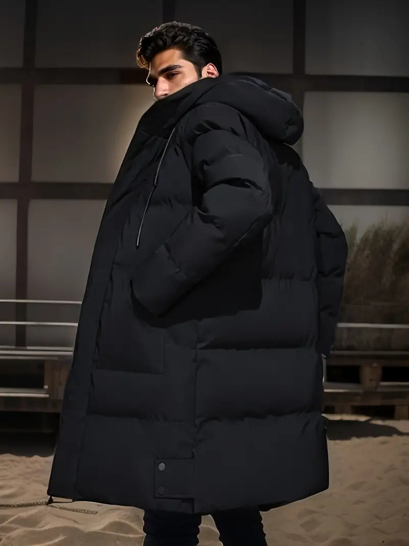 Wade - wattierte jacke mit kapuze und reißverschluss
