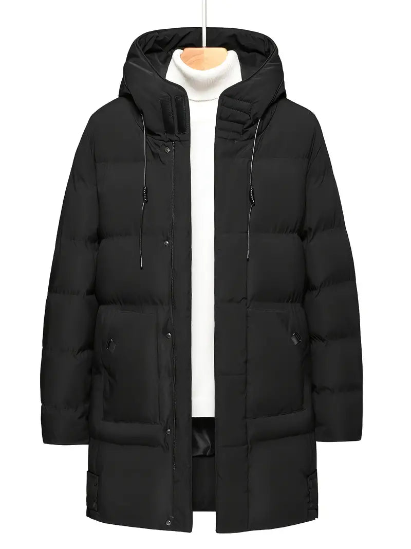 Wade - wattierte jacke mit kapuze und reißverschluss