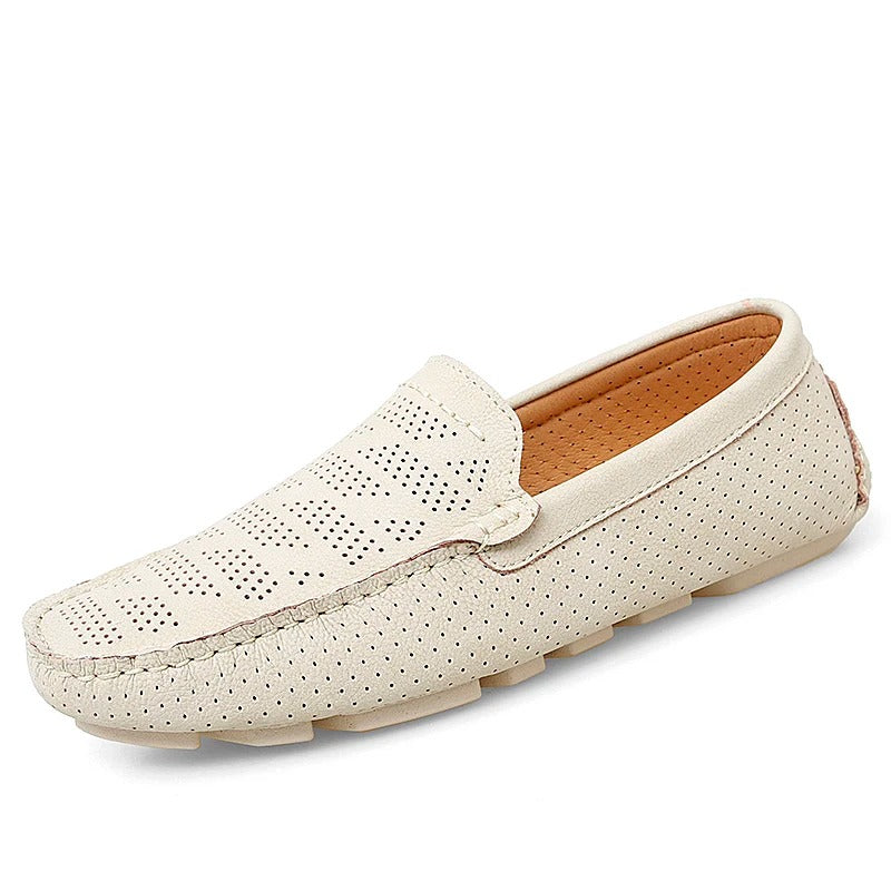 Herren Slipper aus echtem Leder - Zum Hineinschlüpfen