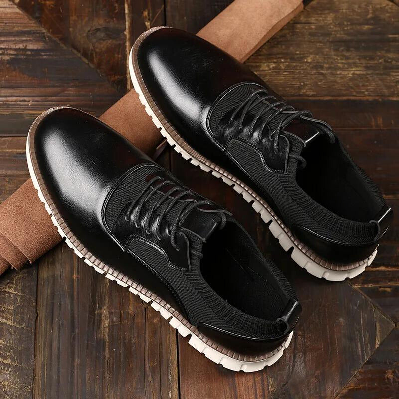 Leichte und atmungsaktive Herren-Sneaker - Lässiger Schnürstil