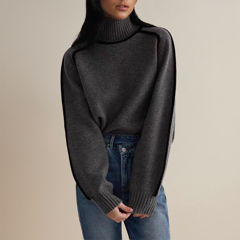 Aleena - Ultraweicher Kaschmir-Rollkragenpullover