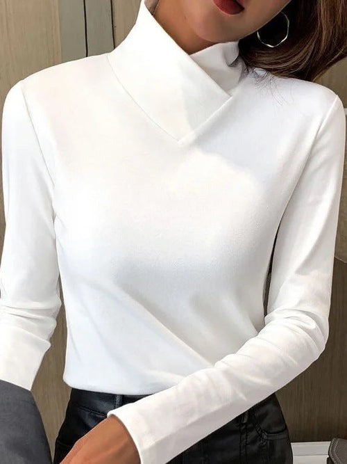 Lyla – Gemütliches Herbsttop mit Rollkragen