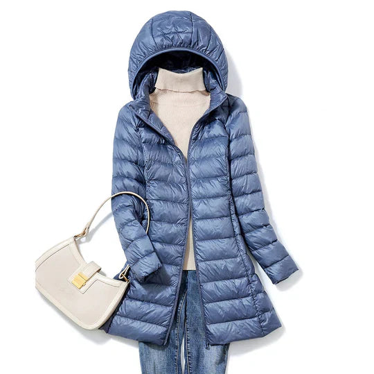 Natasha - Ultraleichte Winterjacke mit Kapuze
