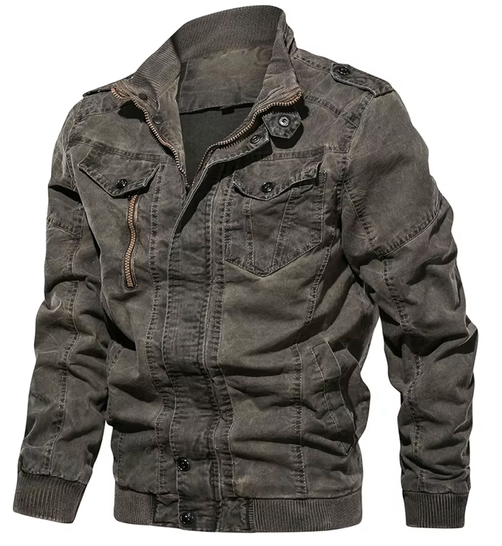 Fabian - Herren-jeansjacke mit stehkragen