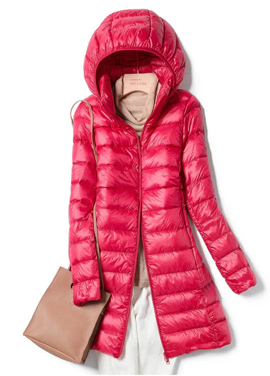 Natasha - Ultraleichte Winterjacke mit Kapuze