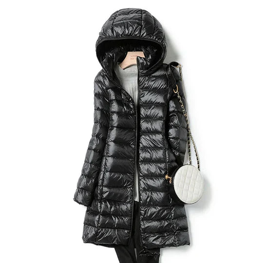 Natasha - Ultraleichte Winterjacke mit Kapuze