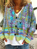 Jennifer - Retro damen strickjacke