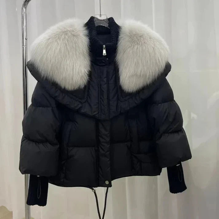 Vasilisac - Luxuriöse Pelzgefütterte Damenjacke