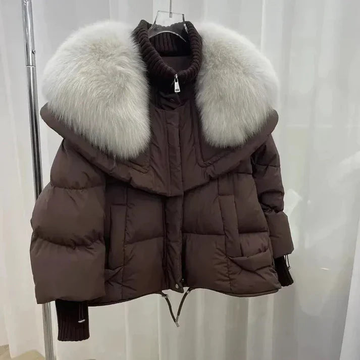 Vasilisac - Luxuriöse Pelzgefütterte Damenjacke