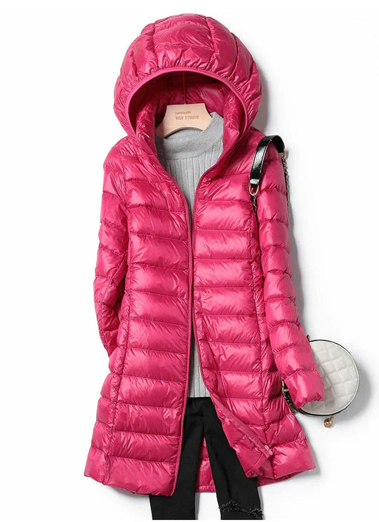 Natasha - Ultraleichte Winterjacke mit Kapuze