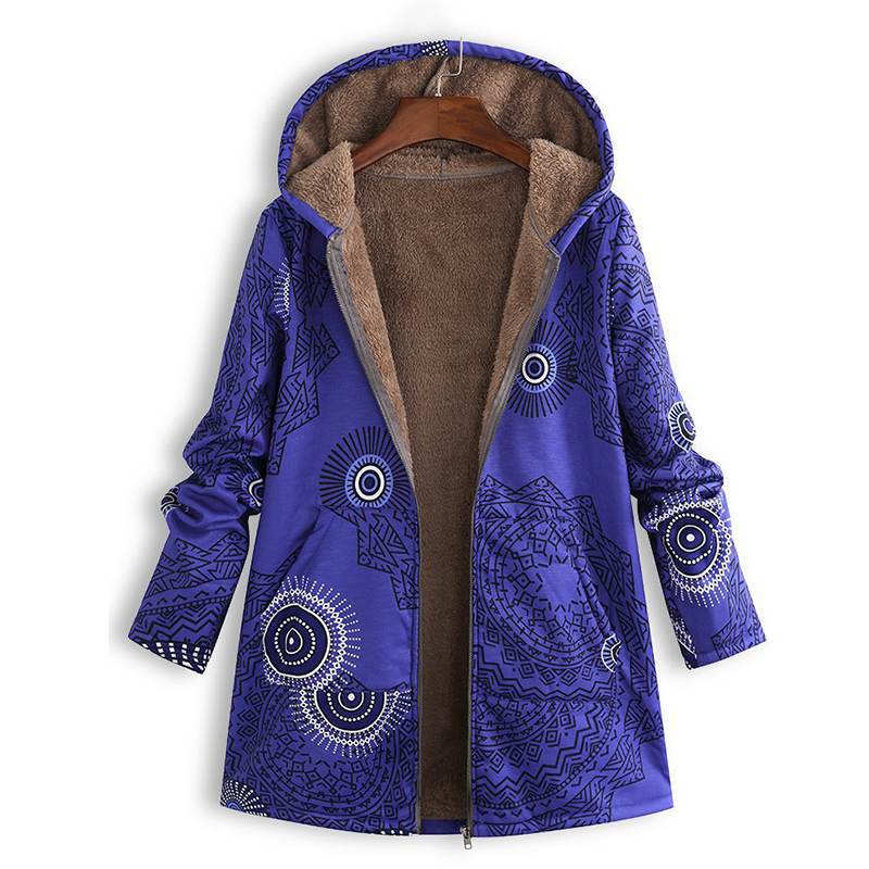 Amber - Gemusterte vintage-jacke