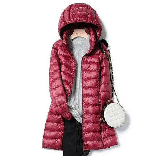 Natasha - Ultraleichte Winterjacke mit Kapuze