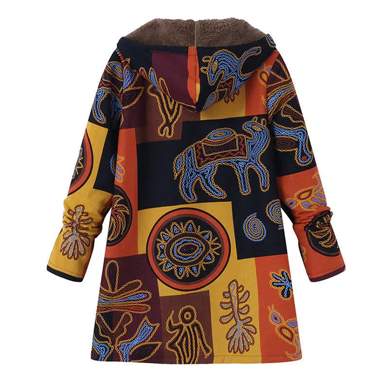 Clarissa - Gemusterte Jacke Im Vintage-Stil