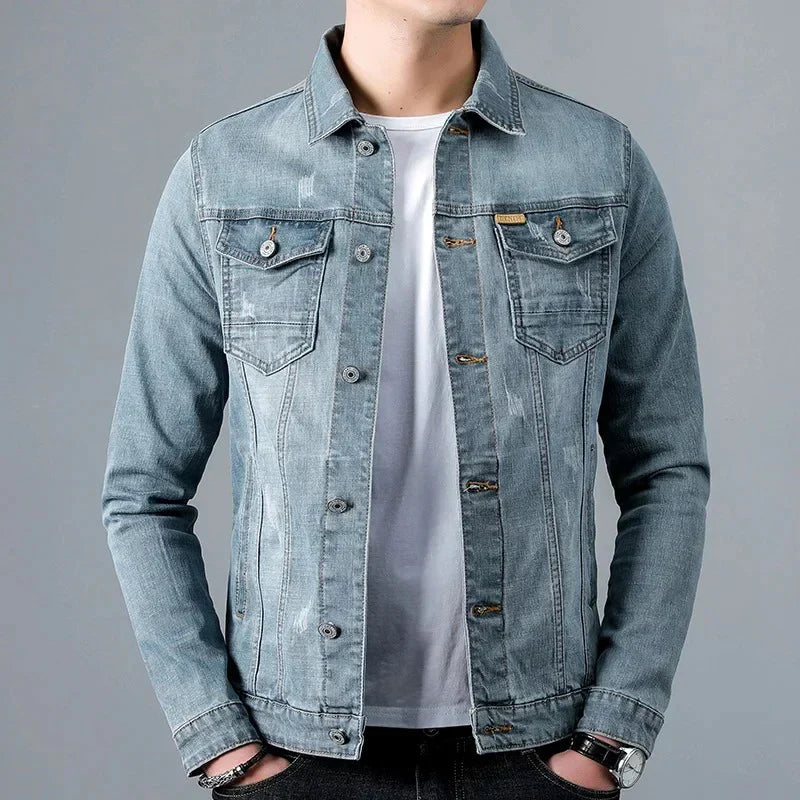 Soren - Wellington Gewaschene Jeansjacke