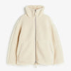 Jimena - Elegante übergroße teddyfleecejacke
