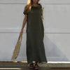 Ines - Leinenkleid Mit Elegantem Kragen