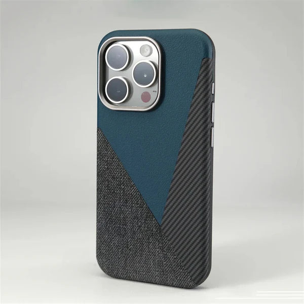 MagSafe Leder-Handyhülle mit Kameraschutz und Anti-Fingerabdruck