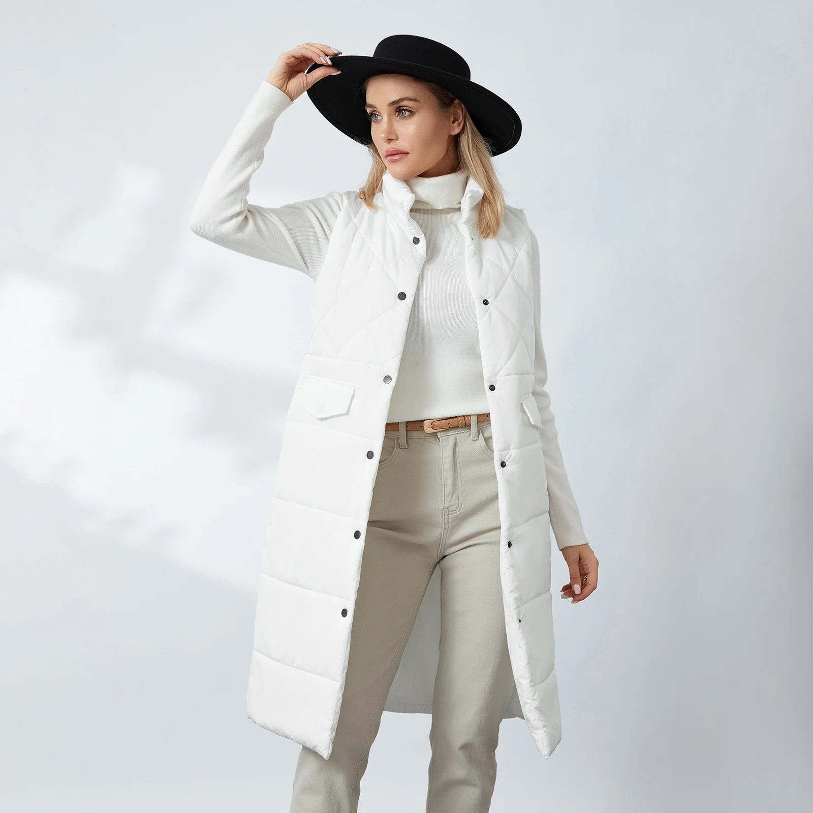 Janette - Lange Damen Wärmejacke