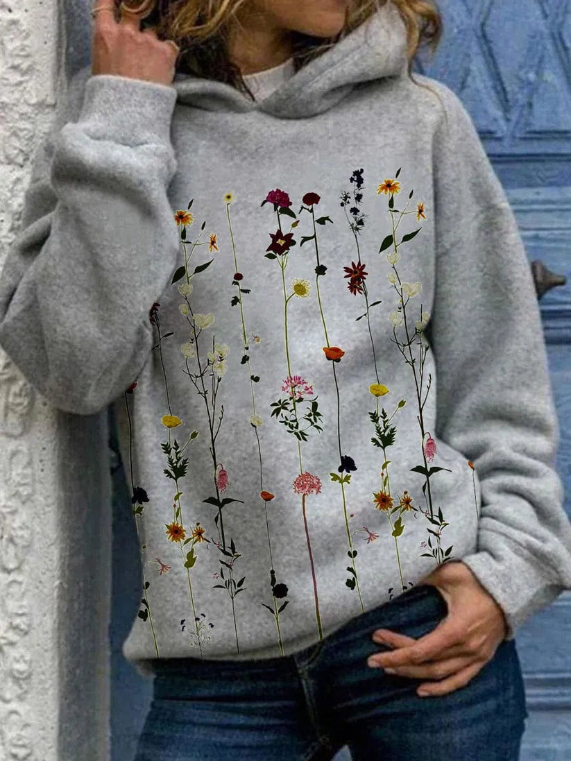 Adley - Kapuzenpullover Mit Blumendruck