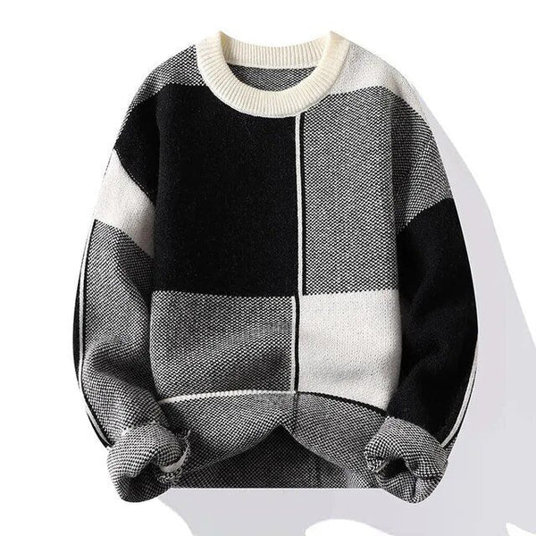 Lukas - Gemusterter strickpullover