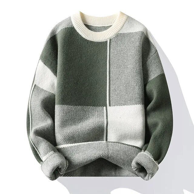 Lukas - Gemusterter strickpullover