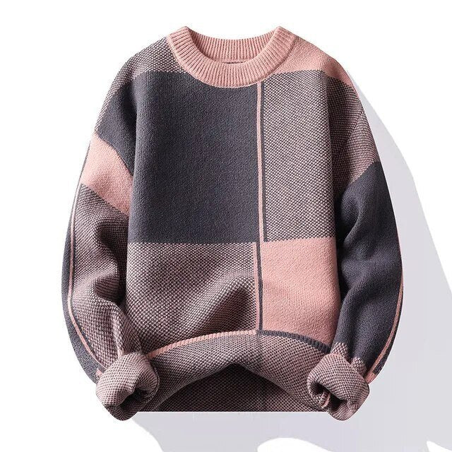 Lukas - Gemusterter strickpullover