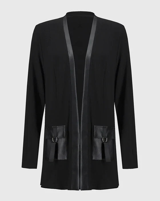 Chloe - Jacke Mit Schlichter Patchwork-Tasche