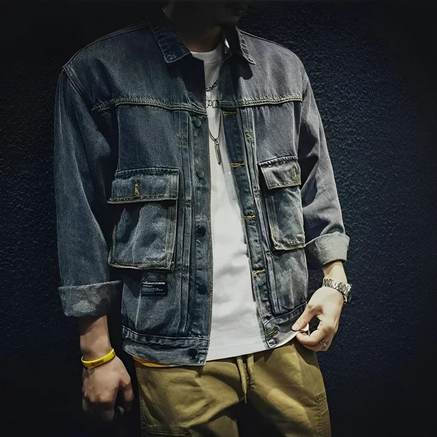 Kyan - lässige Jeansjacke aus Baumwolle