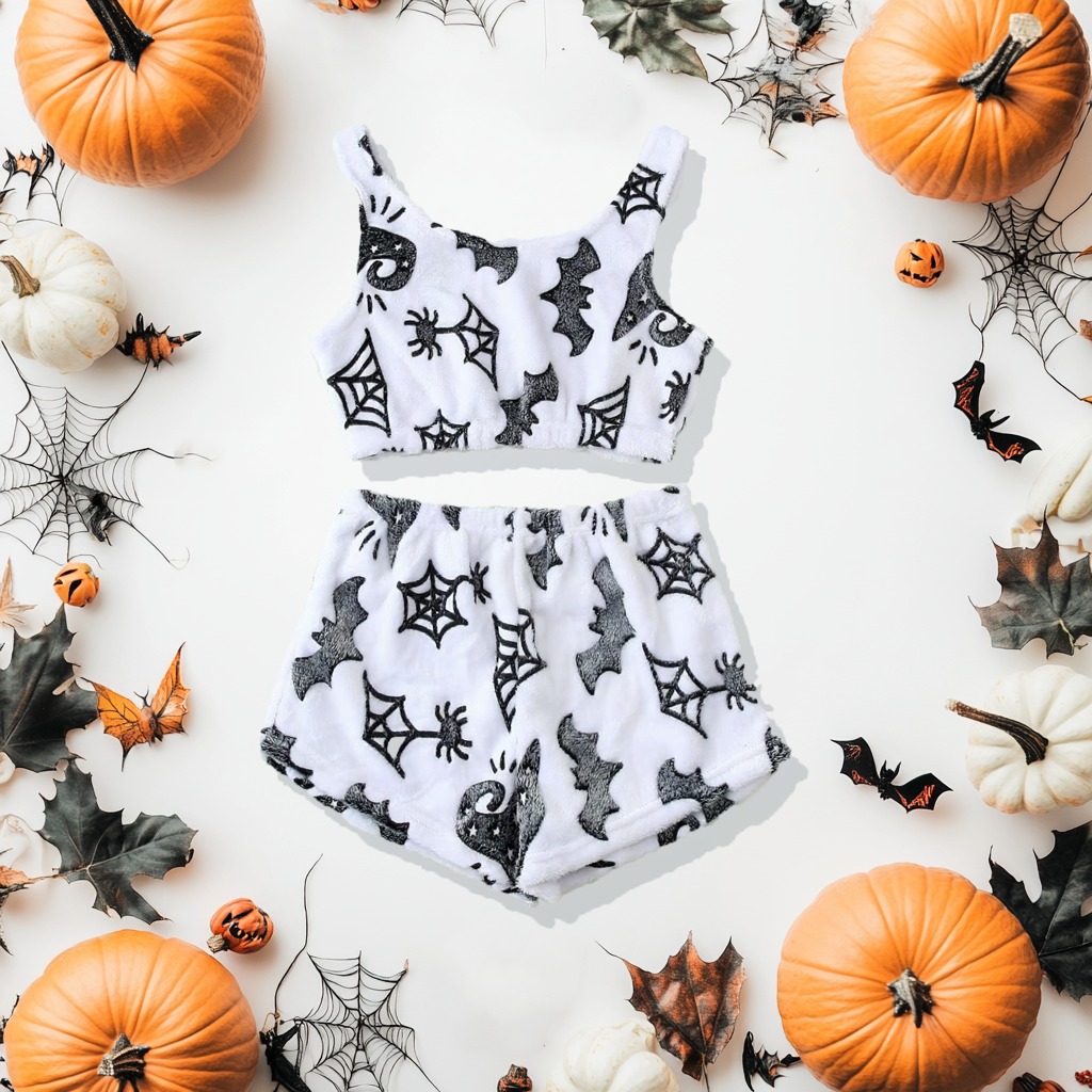 Elaine - Gruseliges Pyjama-Set