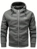 Dionte - Warme fleecejacke für herren mit hapuze