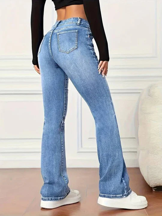 Teresa - Jeans im vintage-look mit stretch