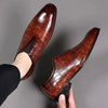 Herren-Slipper aus echtem Leder mit gepolsterter Innensohle