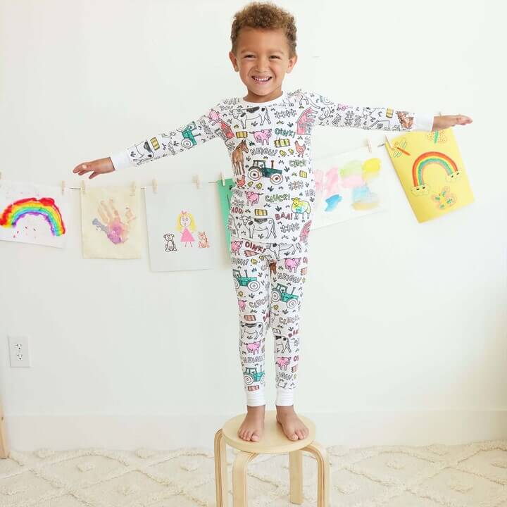 DreamJammies - Ausmalbare Kinderpyjamas