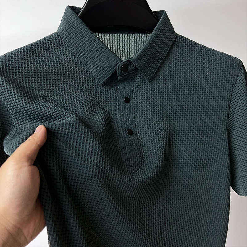Leonard - Hochwertiges Seidenpoloshirt
