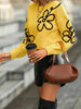 Kennedi - Pullover mit rundhalsausschnitt und blumenmuster